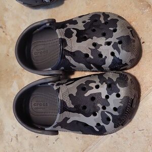 Toddler Boys Camo Crocs